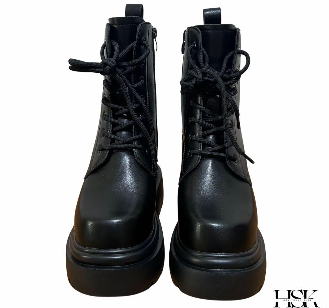 厚底ブーツ コスプレ 24.5cm - メルカリ