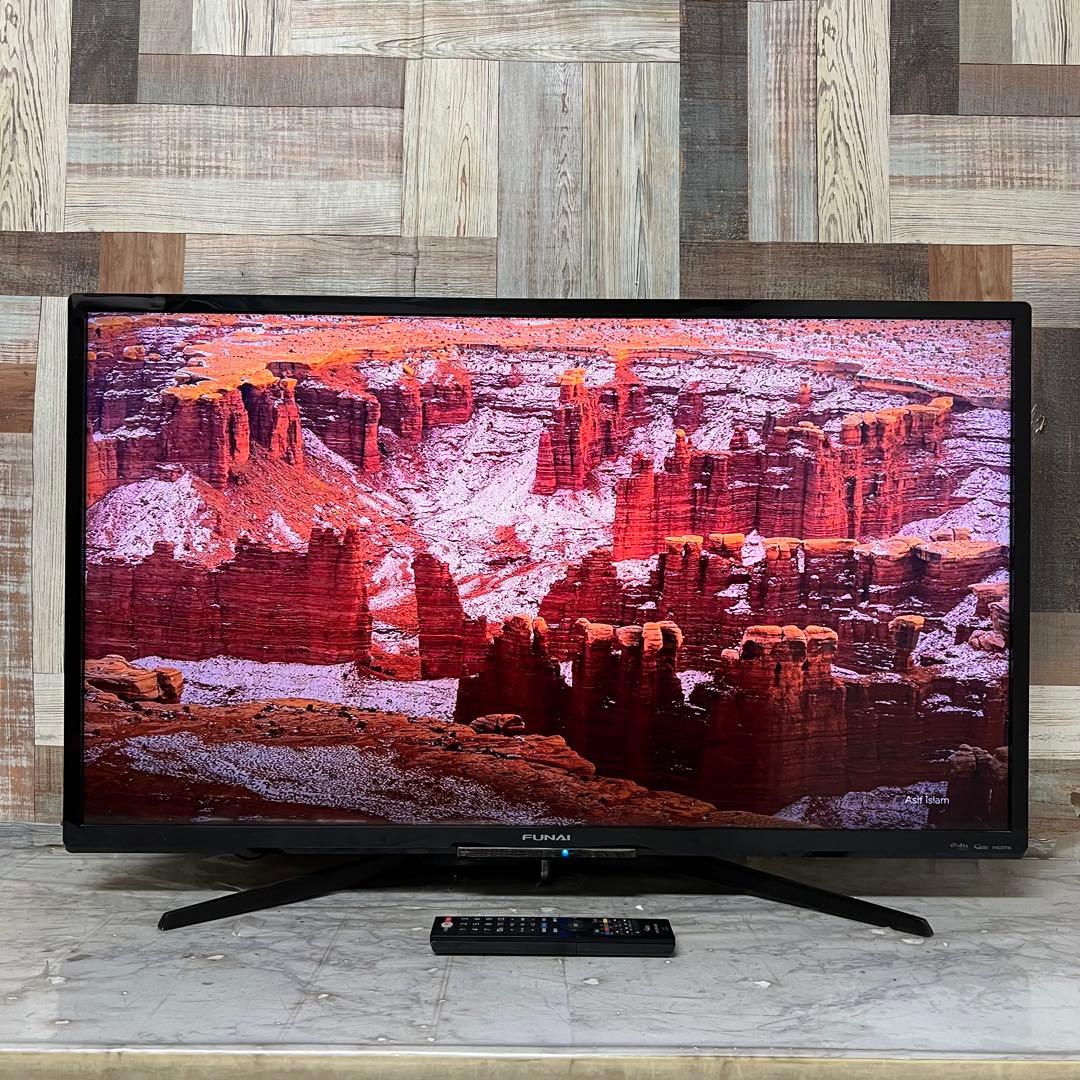全国送料込❣️フナイ40V500GBHDD録画機能付液晶テレビ見ながら録画
