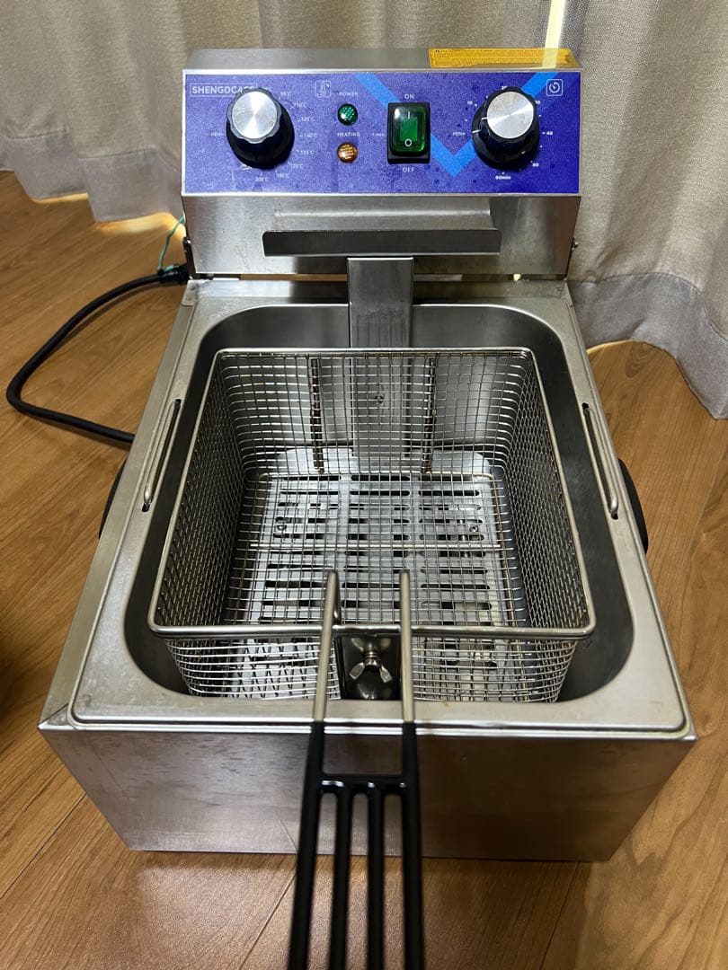 電気フライヤー 10L 卓上フライヤー 揚げ物 Amazon.co.jp: 卓上フライヤー 揚げ物器 10L+10L大型 電気フライヤー
