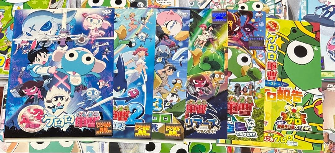 ケロロ軍曹 1st〜7th 全巻完結セット 劇場版付 dvd
