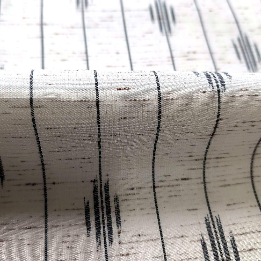 新品 未使用 正絹袷 本場 米沢紬 原始絹織布 千景 科布 白系 - メルカリ