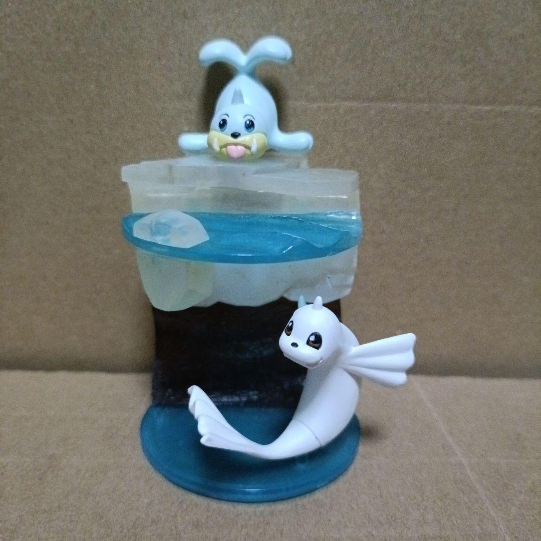 立体ポケモン図鑑 パウワウ ジュゴン ポケモン立体図鑑 フィギュア