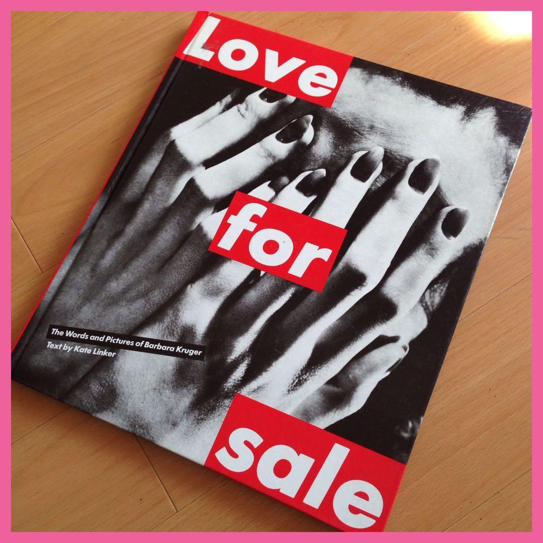 希少❗️【Love For Sale】バーバラ クルーガー/タイポグラフィ/アート 古書古本 Totodo: Love for Sale: The Words and Pictures of Barbara