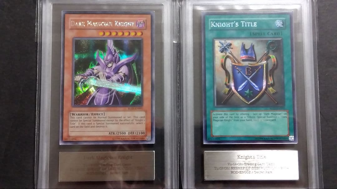 【ARS9・8】「ブラックマジシャンズ・ナイト、騎士の称号」英語版 シークレット 遊戯王 ブラックマジシャンズナイト 騎士の称号 初版 シークレット