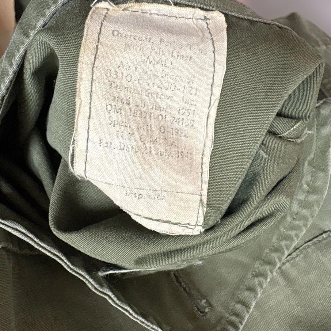 希少】US.ARMY 40s M47 アルミジップ モッズコート S - メルカリ