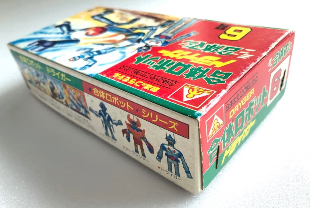 昭和レトロ☆ドライガー☆アオシマ ミニ合体マシン6号 中古 マッハ