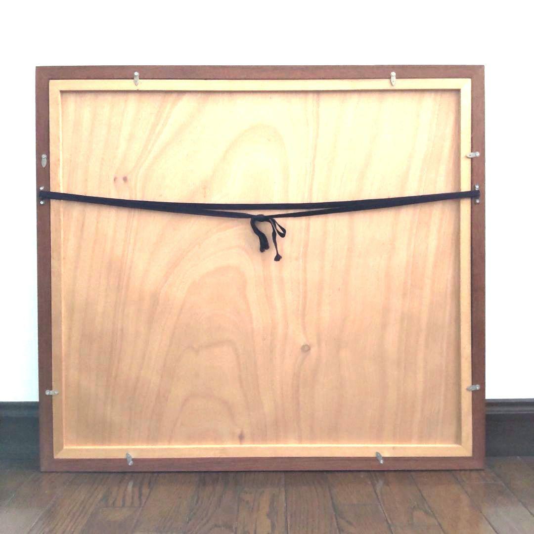 ヴィンテージ 大型 木製 額縁 64×58cm