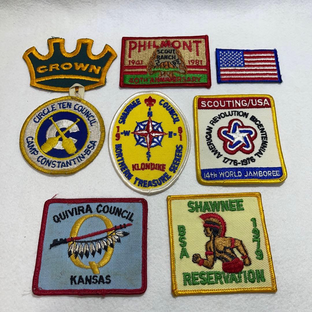 BSA ボーイスカウト ビンテージ 刺繍 ワッペン アメリカ USA パッチ