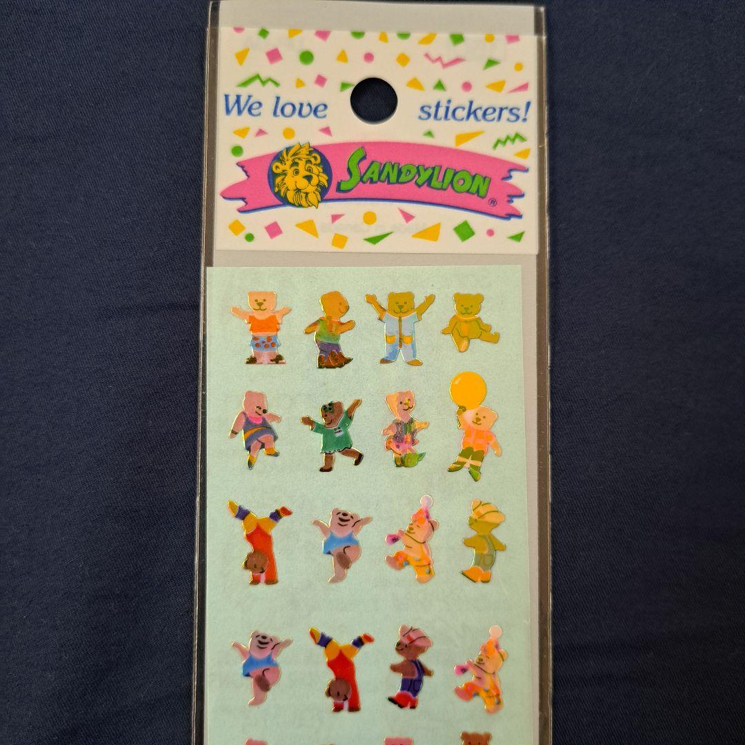 SANDYLION 新品未開封 オーロラ くま ベア スポーツ シール 希少