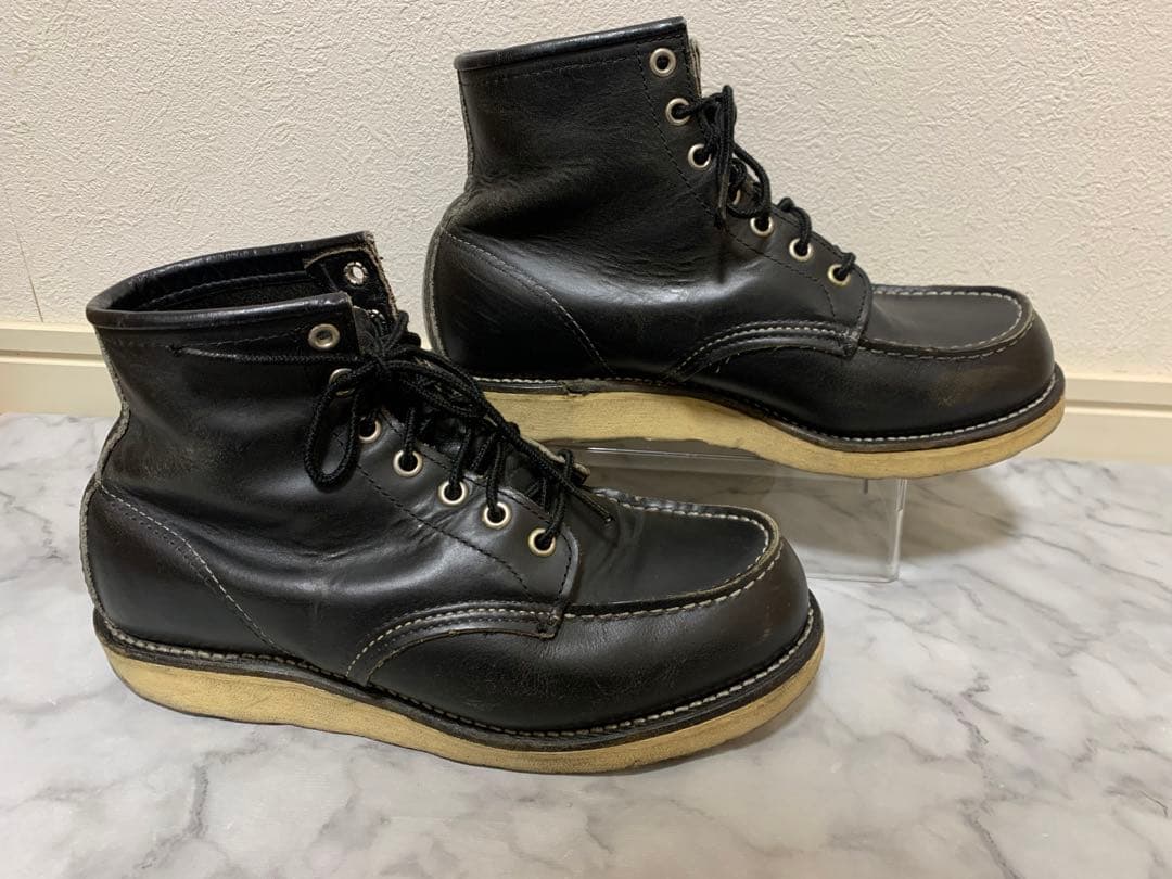 90s【REDWING】アイリッシュセッター 犬タグ 8179 25.5cm 黒