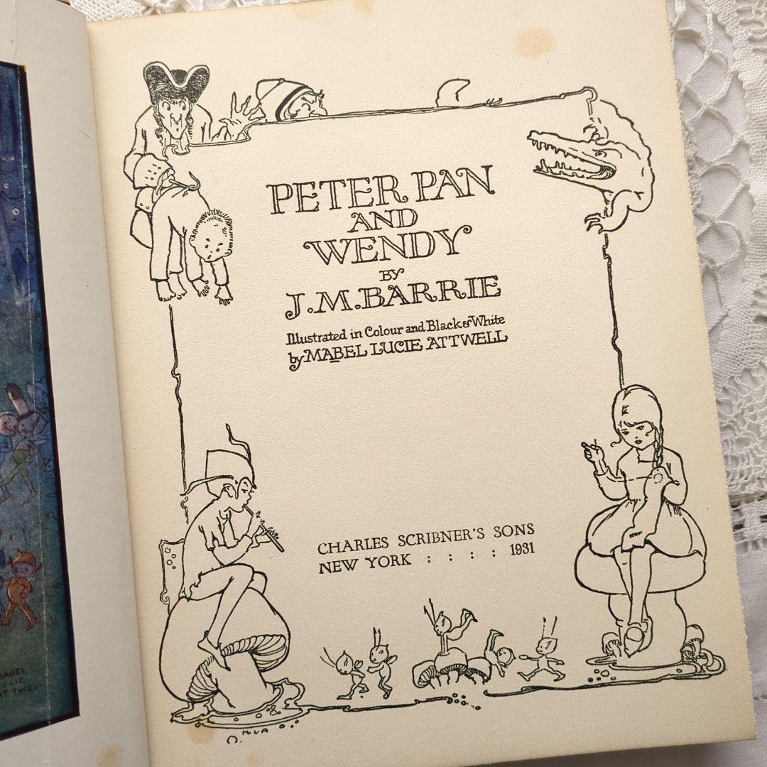 稀少1931ヴンテージ絵本 アンティーク 洋書古書 ヴィクトリアン 児童書