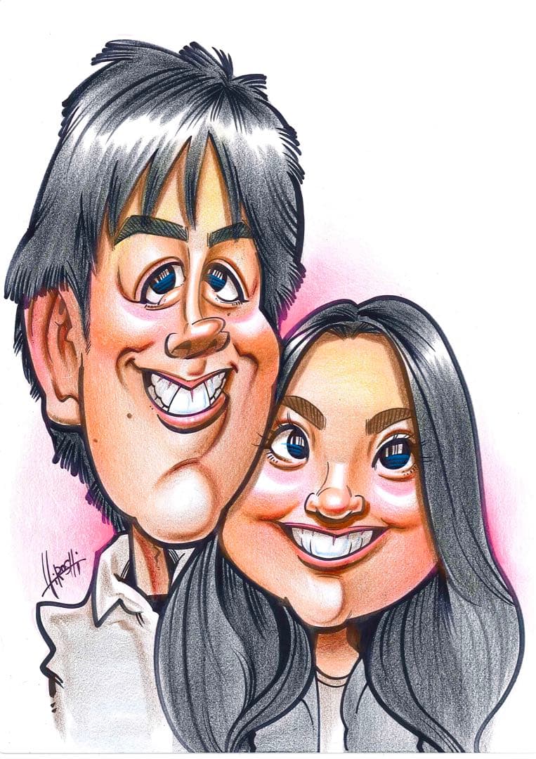 世界で1枚のオーダーメイド似顔絵★ハイクオリティver☆母の日