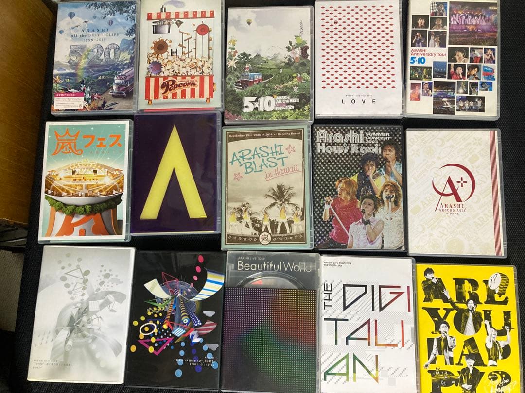 ら*ぃ様 嵐　ライブDVD 15枚セット　通常版　まとめ売り 通常盤 & 初回盤】嵐 ARASHI ライブ DVD まとめ売り 15枚セット - メルカリ
