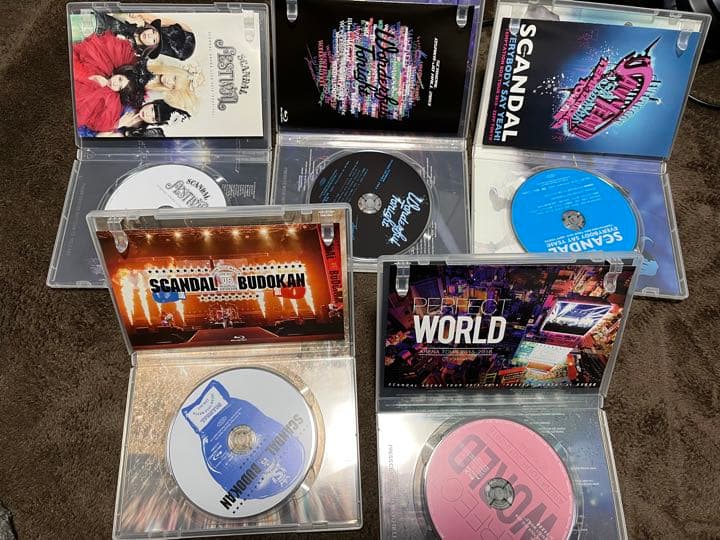 SCANDAL Live DVD5枚セット