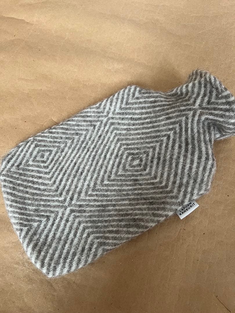 1回使用 Lapuan Kankurit MARIA ウール湯たんぽ 幾何学模様