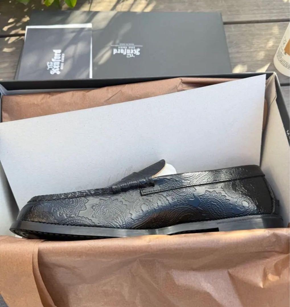 26.5cm ケンフォード ファインシューズ ローファー ペイズリー