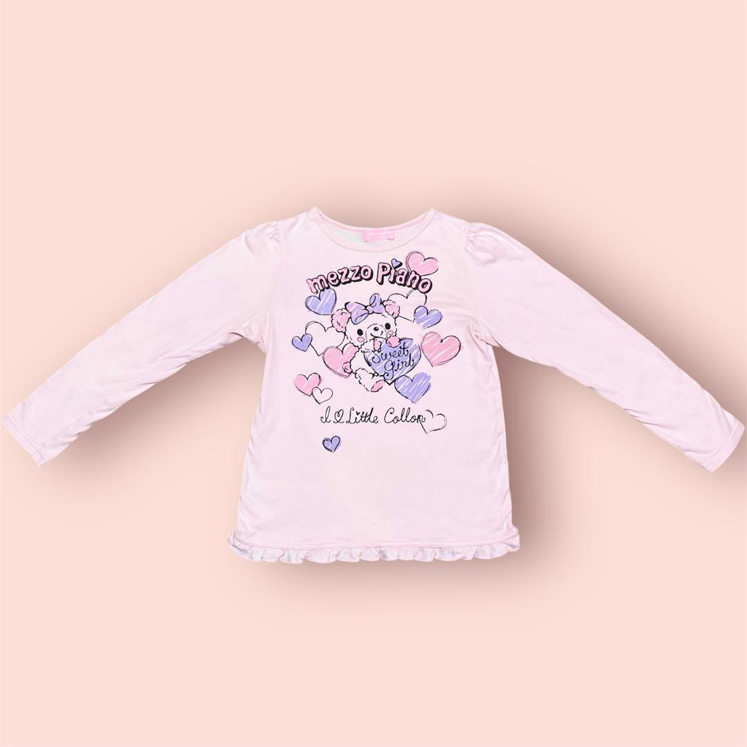 メゾピアノ 150 ベリエちゃん長袖Tシャツ 平成レトロ 女児 Y2K