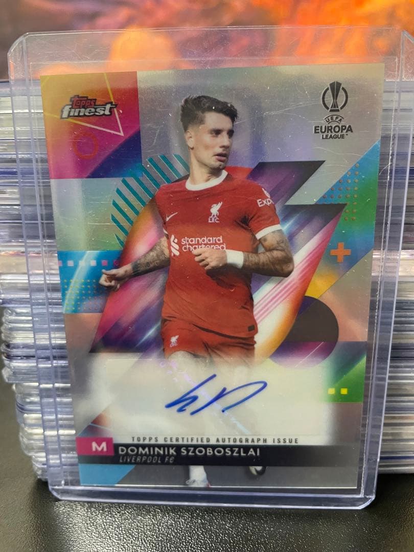 ドミニク・ソボスライ リバプールFC サインカード直筆サイン - メルカリ