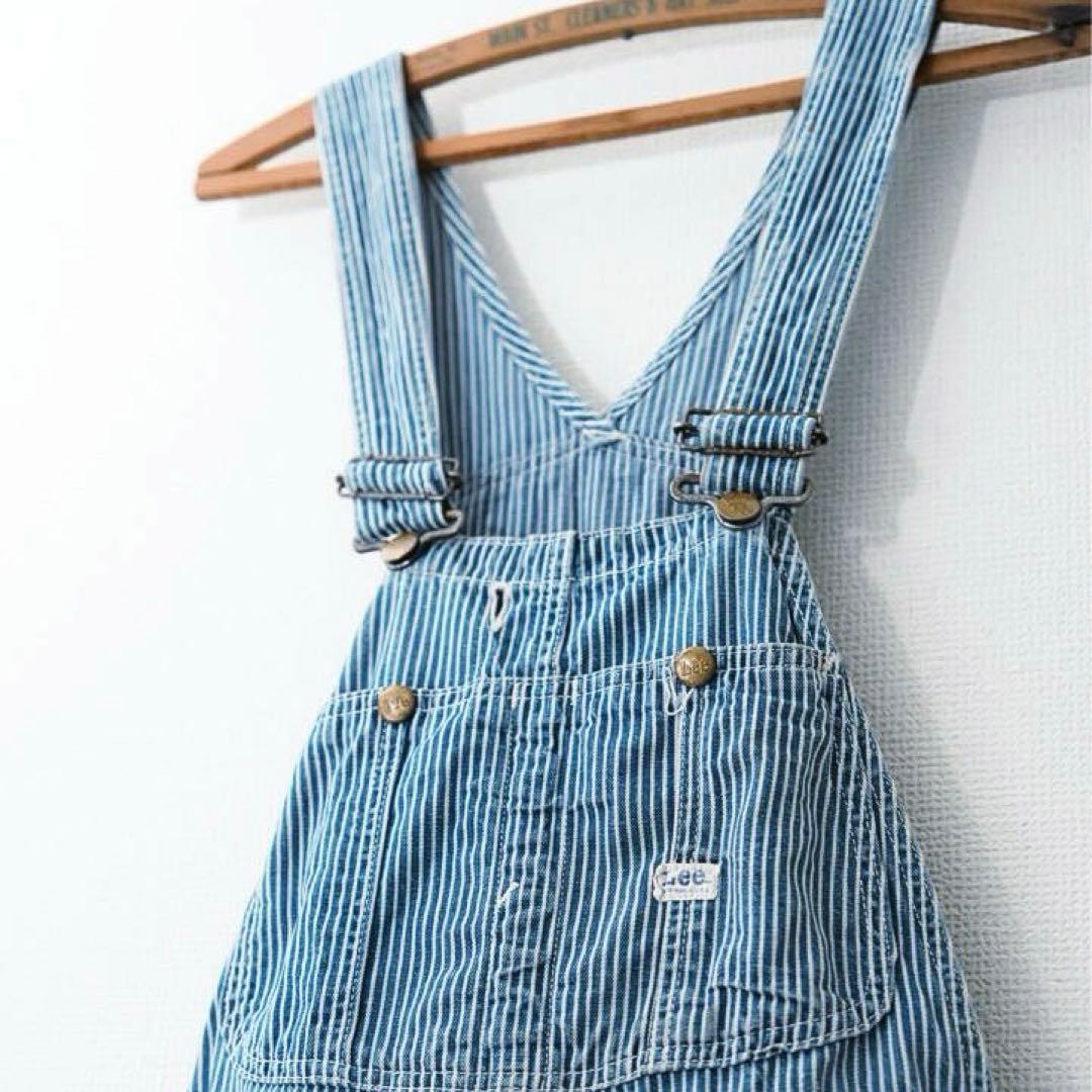 60s 70s ヴィンテージ Lee オーバーオール ヒッコリー lejzc-900a2.jpg