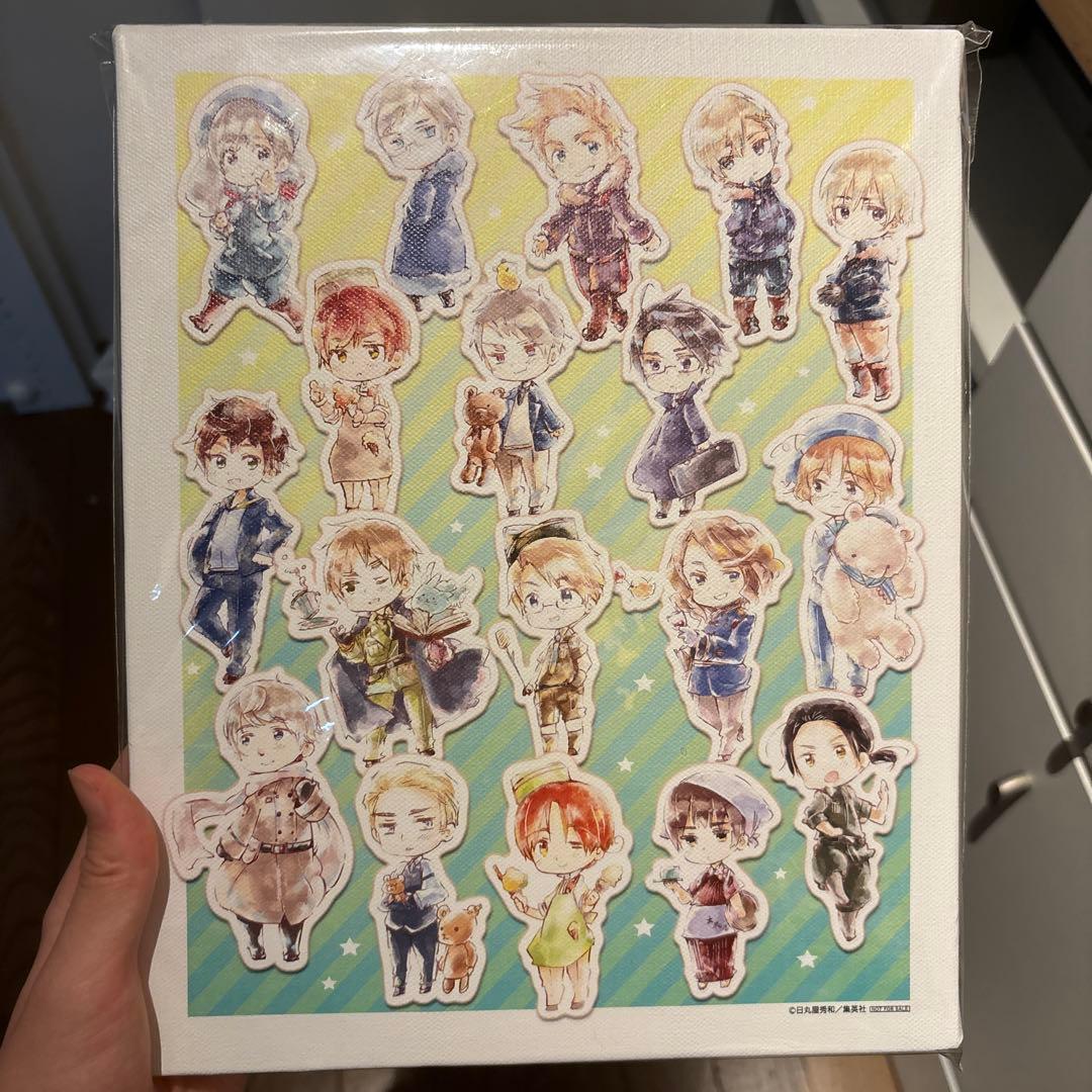 ヘタリア　マルイ　抽選会　当選品　キャンバスボード ヘタリア World☆Stars POP UP SHOP inマルイ』 有楽町マルイにて本日