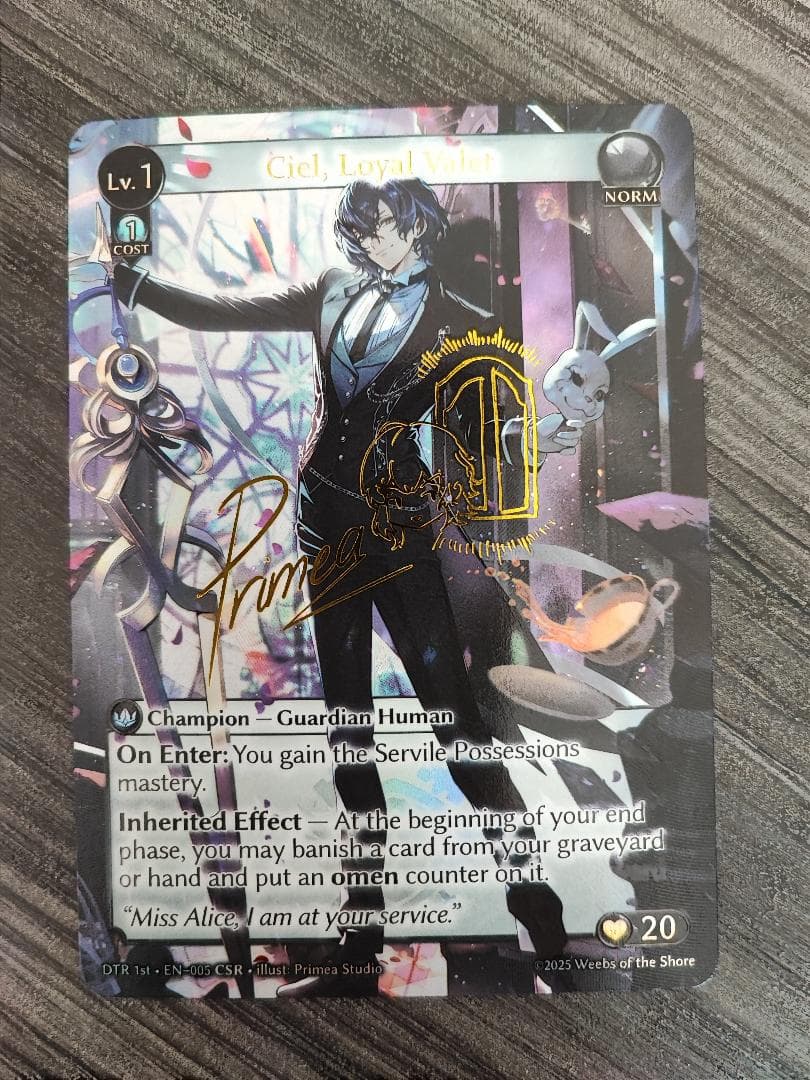 その他 Grand Archive Ciel, Loyal Valet Lv1 Grand ArchiveTCG『Ciel, Loyal Valet』Distorted Re