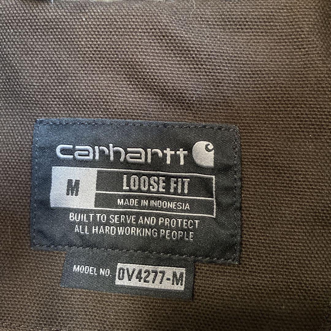 fumi様専用】 Carhartt ダックベスト DKB ダークブラウン M - メルカリ