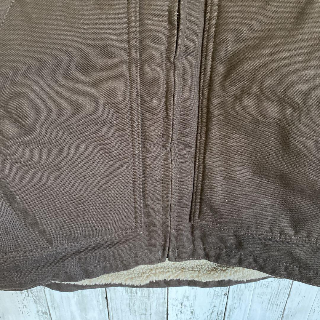 fumi様専用】 Carhartt ダックベスト DKB ダークブラウン M - メルカリ