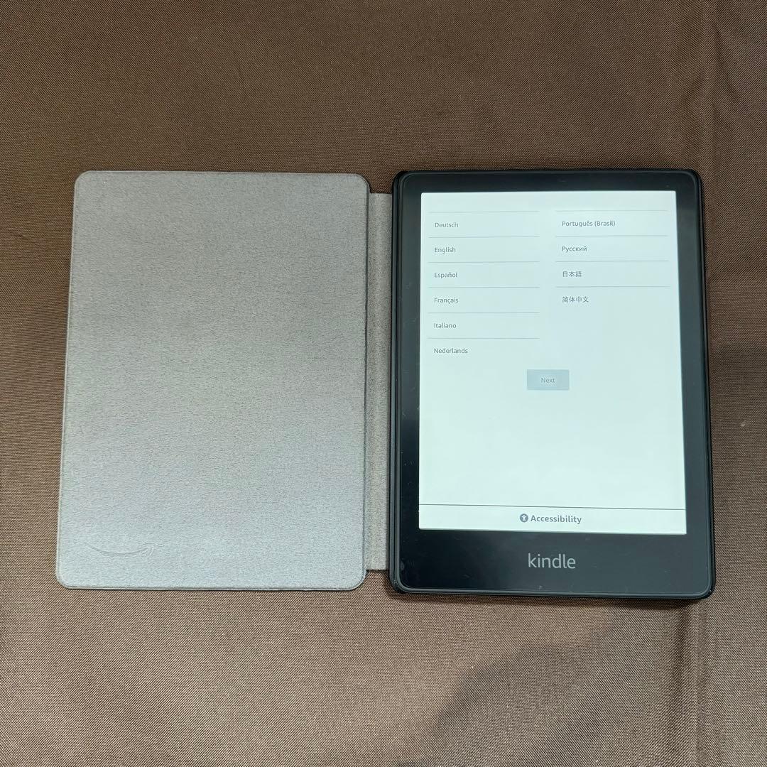 kindle paperwhite 11世代8GB 広告なし純正ケース付-❤️驚異の42倍
