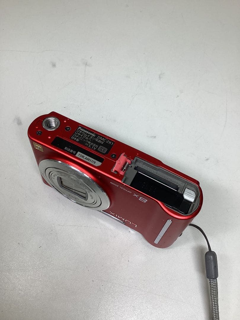 ジャンク Panasonic LUMIX DMC-ZX1 レッド 8倍ズーム - メルカリ