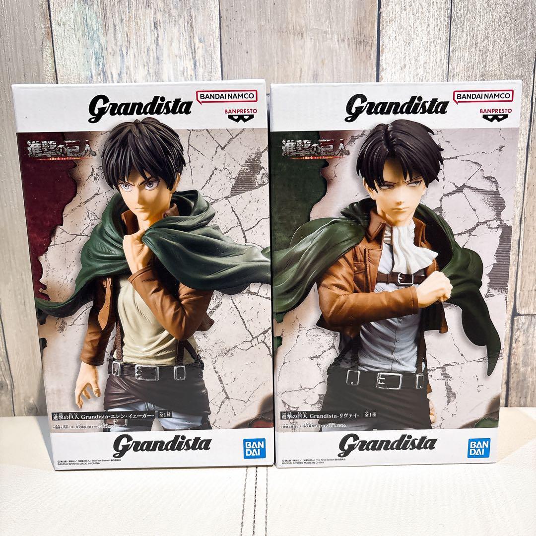 進撃の巨人 Grandista（グランディスタ）-エレン-リヴァイ-2体セット
