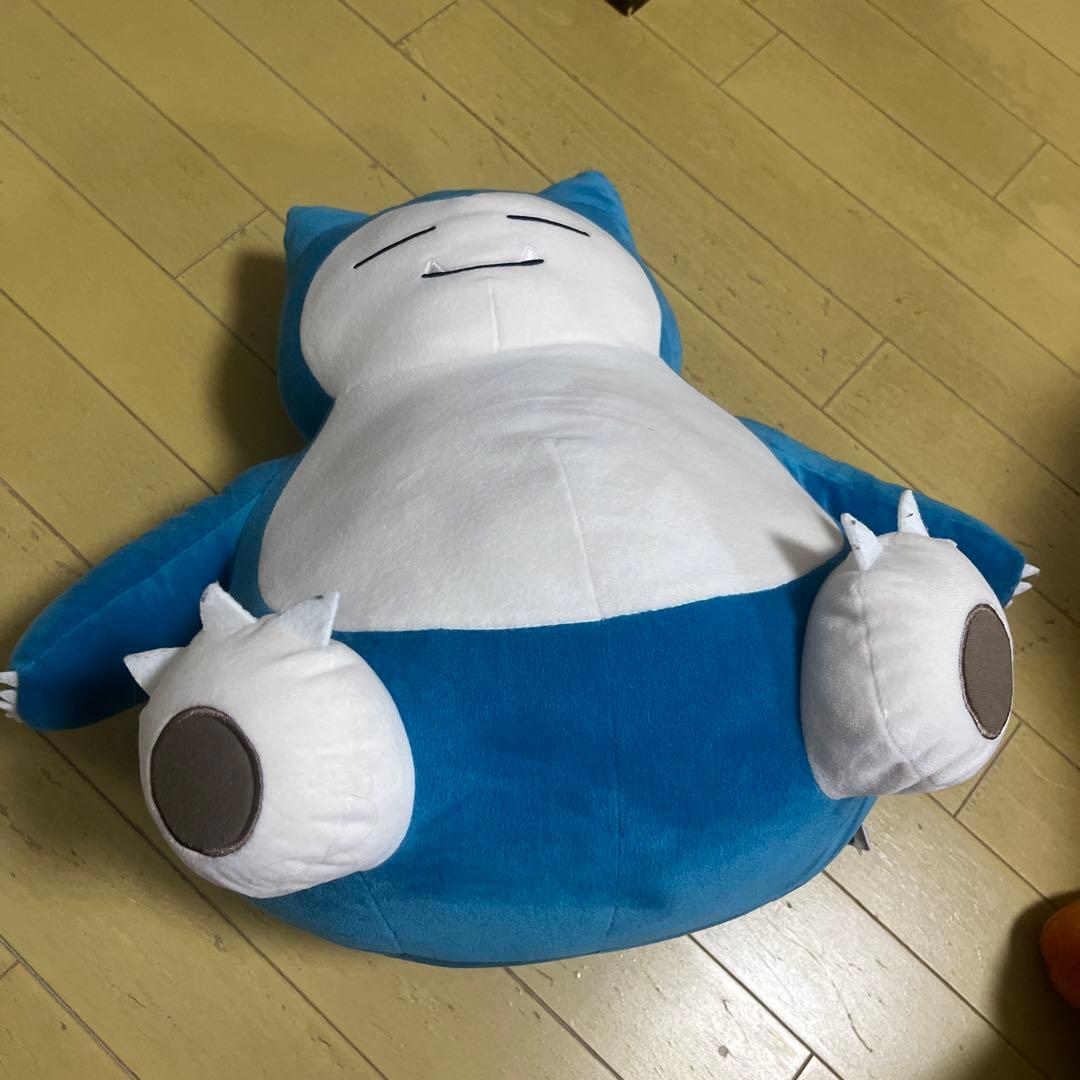 ポケモン カビゴン ぬいぐるみ 大きい 青 - メルカリ