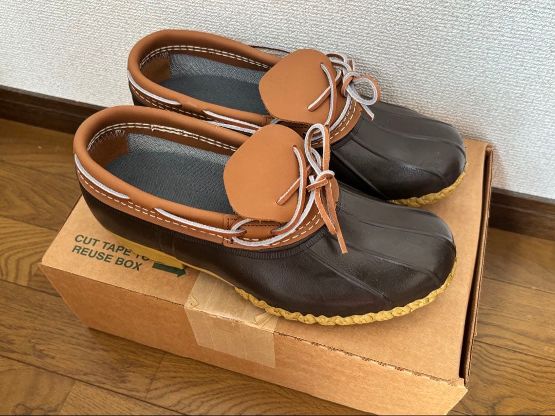 新品　L.L.Bean　エルエルビーン　ビーンブーツ　ラバー　モカシン　サイズ9