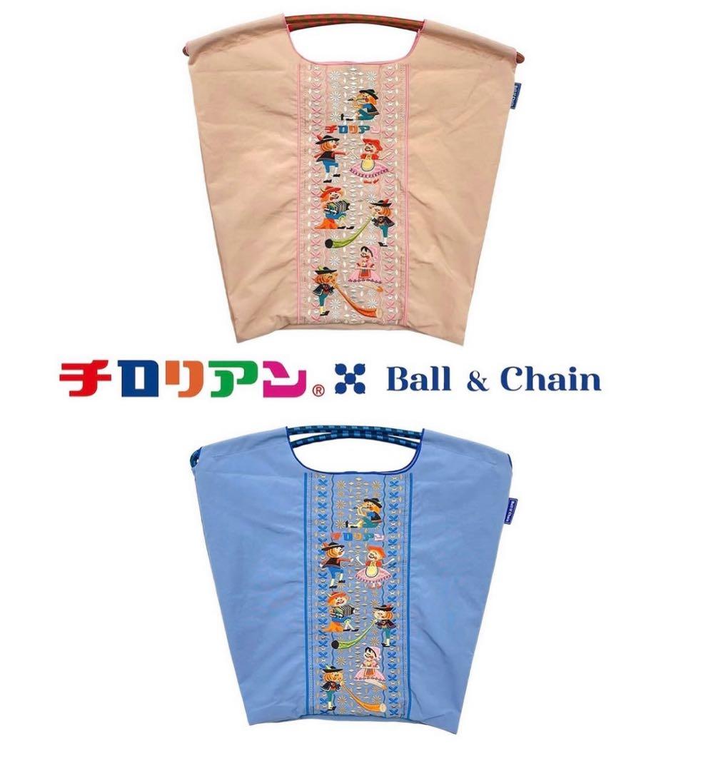 新品 ボールアンドチェーン コラボ チロリアン 千鳥屋 エコバッグM