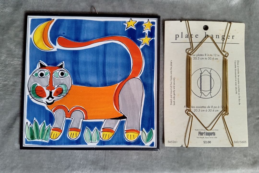 デシモーネ猫タイル ジョバンニ・デ・シモーネ 壁掛