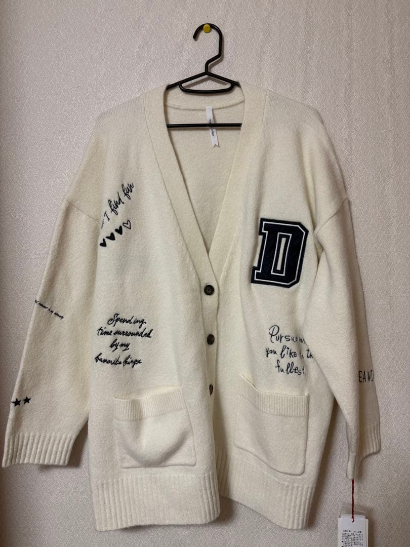 Dignite collier（ディニテコリエ）★Vネックニットカーディガン Dignite collier（ディニテコリエ） 美品 長袖 ニット カーディガン