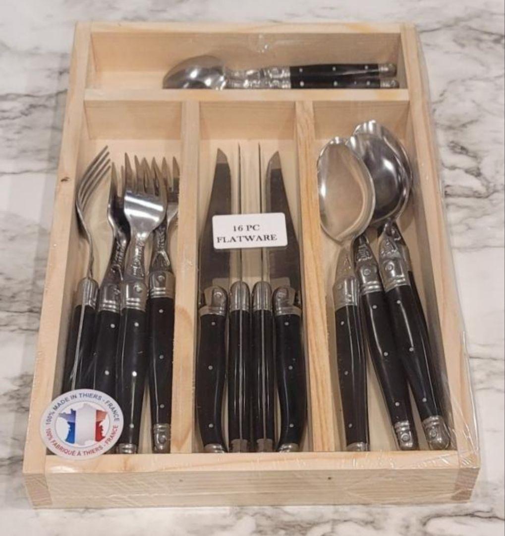 ラギオール ジャンデュボ フランス製 16本セット 木箱付 ブラック