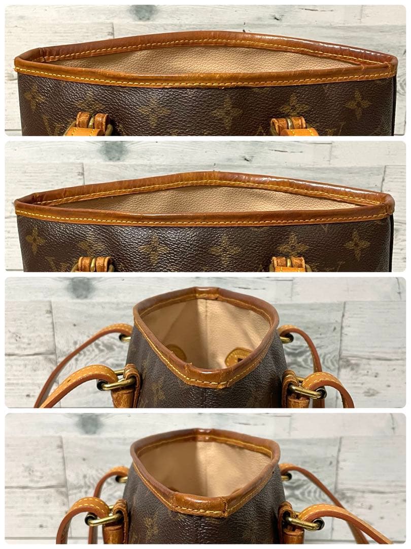 施雅英【状態考慮】LOUIS VUITTON プチバケットPM リペア済