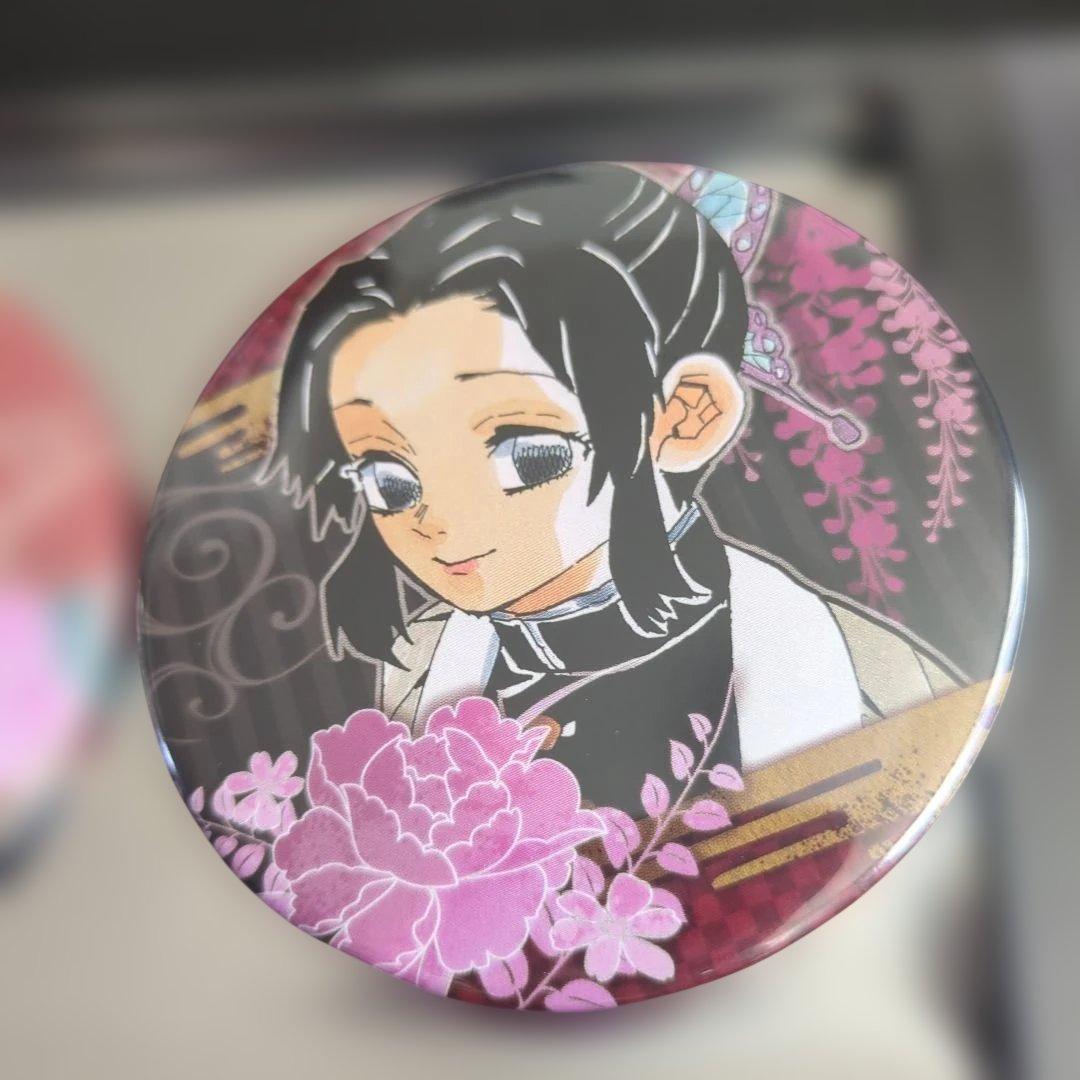 鬼滅の刃 胡蝶しのぶ ジャンプショップフェア コレクション缶バッジ2種