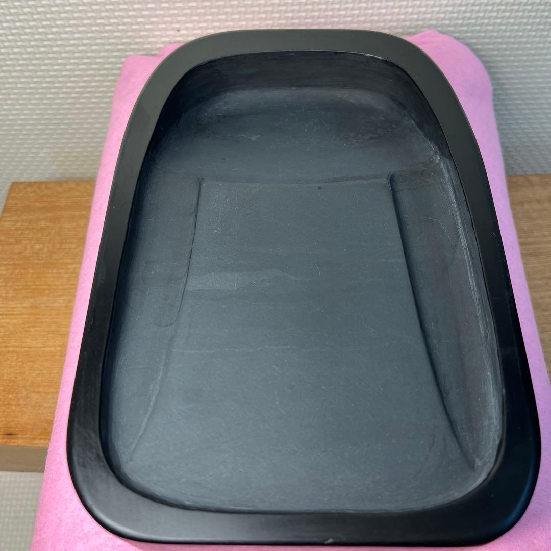 ⭕️雄勝硯 伝統工芸士 特殊彫 希少 四つ足 石紋綺麗 匠 高橋仁夫 岳成