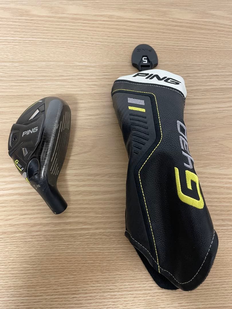 PING G430 5番ユーティリティ ヘッドカバー付き 新品・未使用】PING G430 ハイブリッド U5 26° ヘッド＋ヘッドカバー
