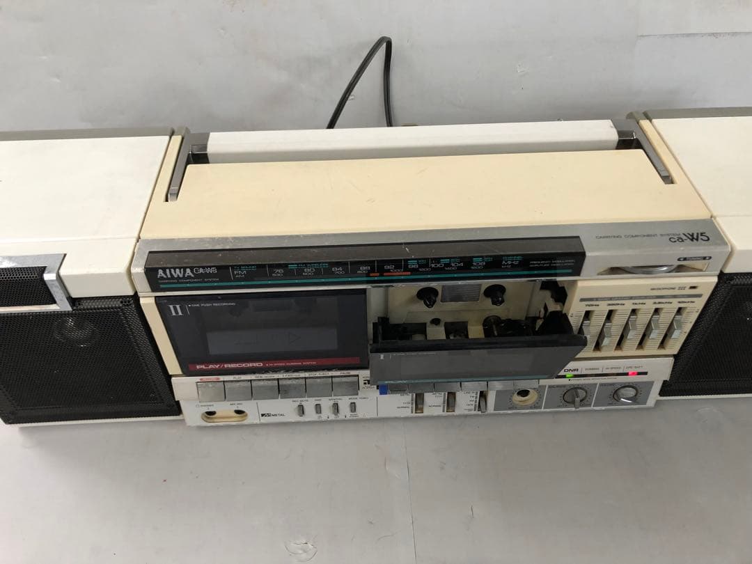ビンテージ AIWA CA-W5動作訳あり(I96) - メルカリ