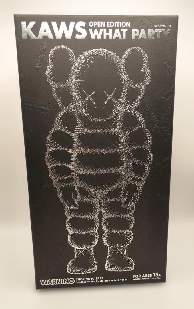 kaws what party open edition カウズ BLACK - メルカリ