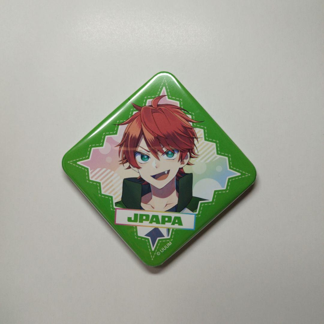 カラフルピーチ じゃぱぱ 缶バッチ スクエア - メルカリ