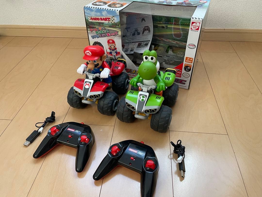キョウショウ エッグ　マリオカート バギー　ラジコンマリオ ヨッシー 2台セット Amazon.co.jp: キョウショウ エッグ(Kyosho Egg) マリオカート バギーR