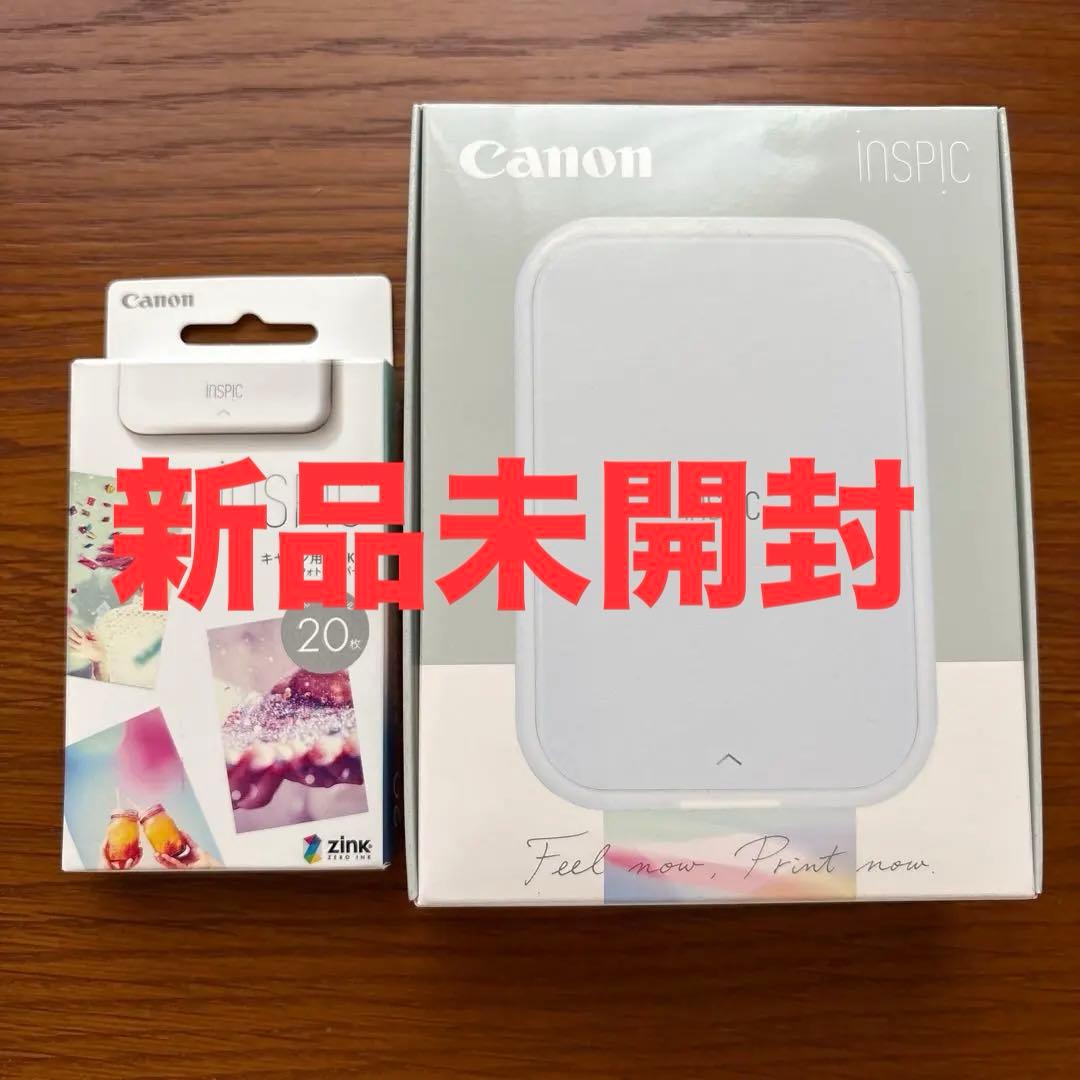 Canon inspic ポータブルプリンター ZINK用紙20枚付き - メルカリ