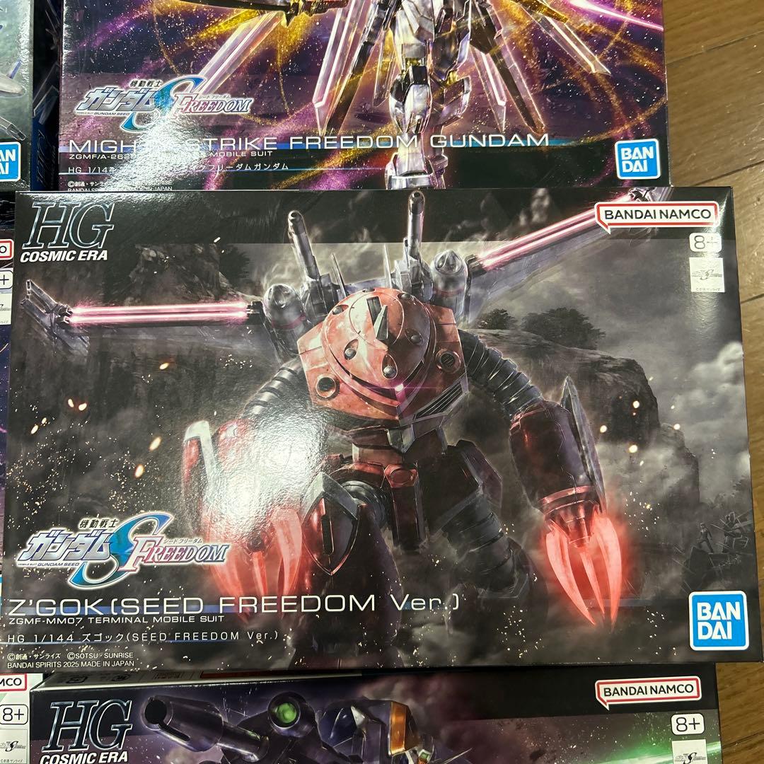 HG ガンダムシードフリーダム 6種セット 未組立 - メルカリ