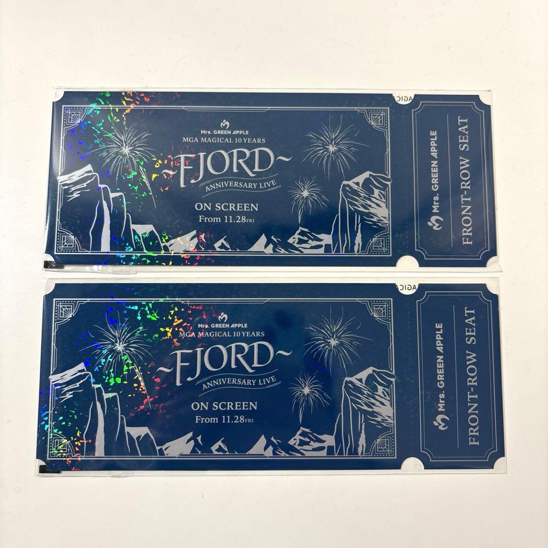 Mrs. GREEN APPLE 映画 FJORD 入場特典 チケット 2枚 - メルカリ