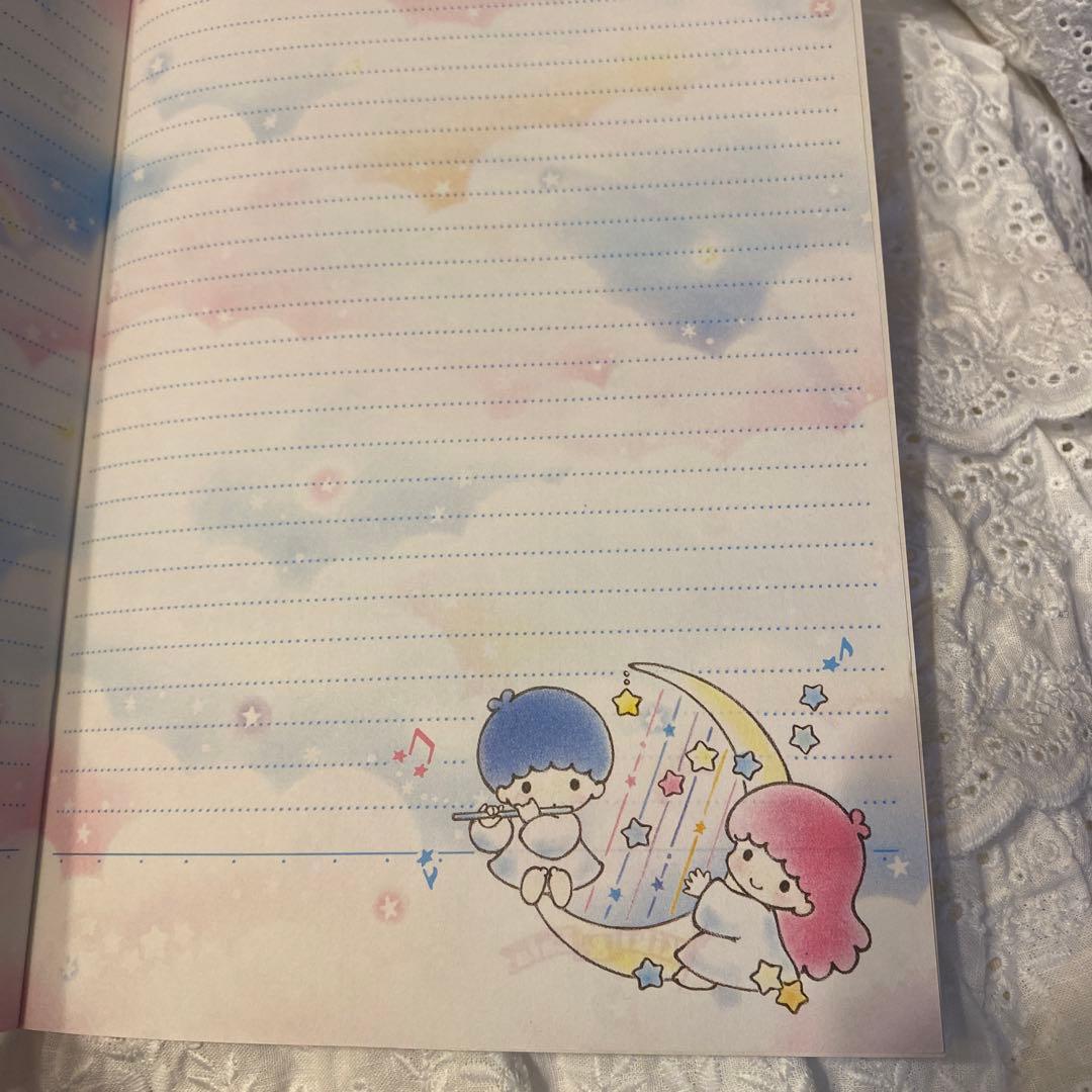 サンリオ 昭和レトロ リトルツインスターズ キキララ ノート - メルカリ