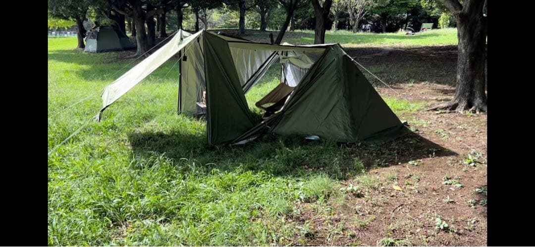 フィールドア パップテント320 サイド前幕セット - メルカリ