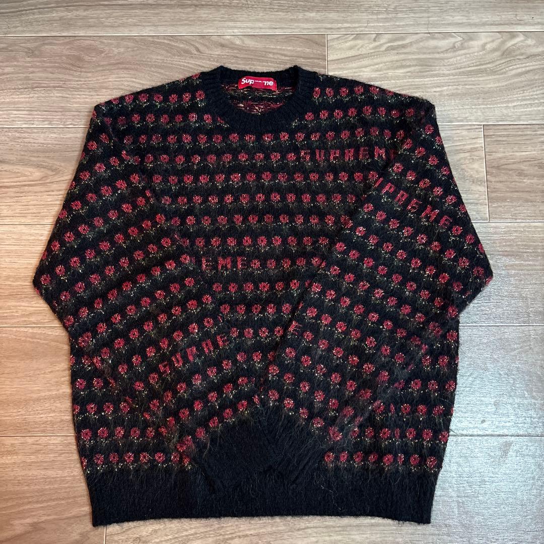 トップス Supreme Flowers llic Sweater Supreme Flowers Metallic Sweater (FW25) - $168